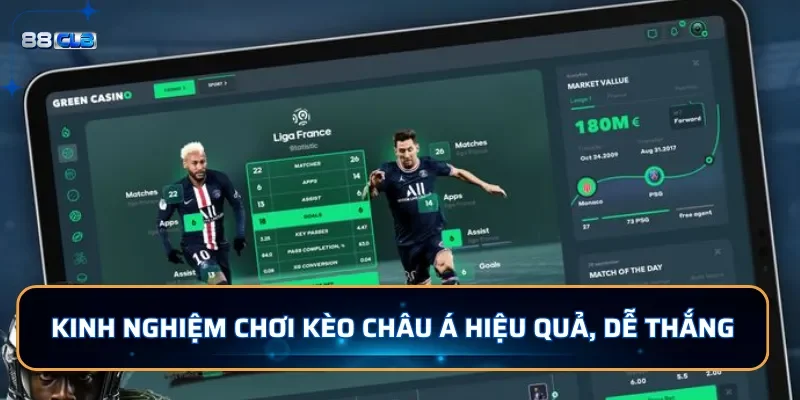 Kinh nghiệm chơi kèo Châu Á hiệu quả, dễ thắng